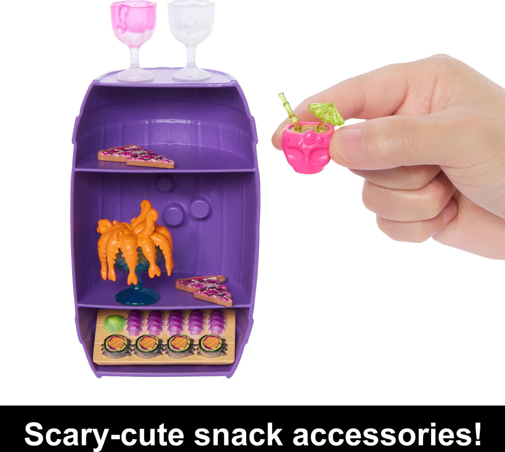 Playset, Doll Fashion Blue Monster Lagoona Accessories Island Snack Shack Food and High with Scare-adise