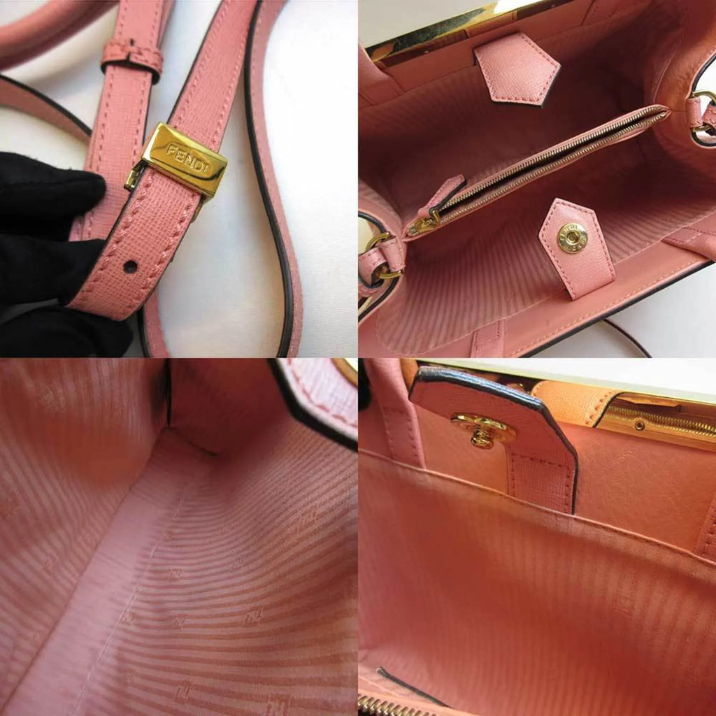 Shoulder Ladies 2way Tojour Pink Bag 8BH253 Fendi Pre-Owned (Good) Hand