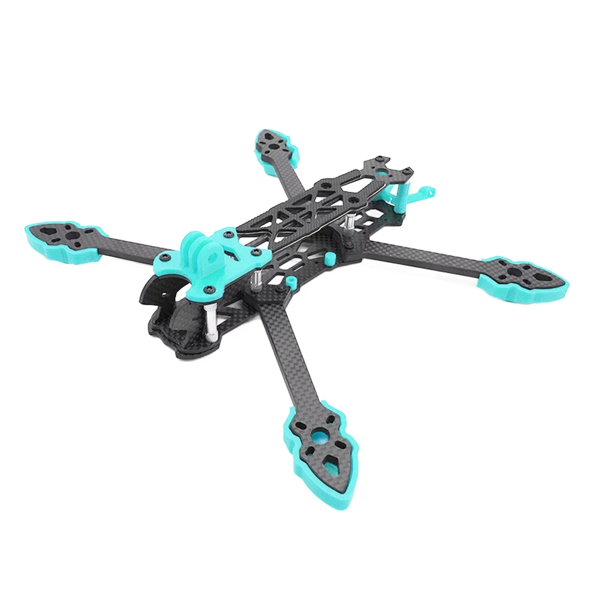 Fiber Racing Blue Quadcopter Buumin 225mm for Drone Drone Frame Carbon Frame Accessories Wheelbase Professional