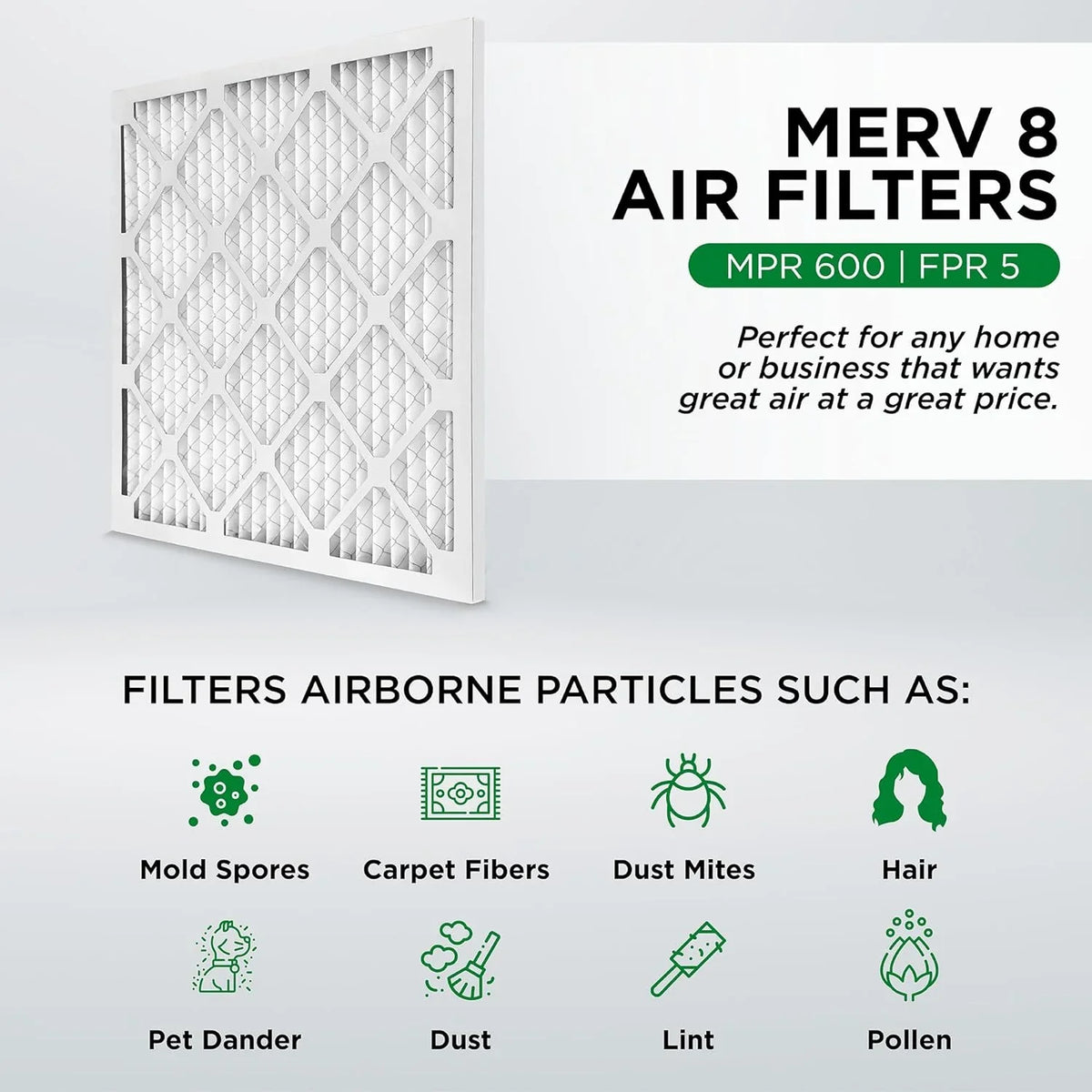 Size: 8 Filters. 6. X Of Pleated Air 23-3/8 X 20X24x4 Furne Ext Case 19-3/8 3-3/4