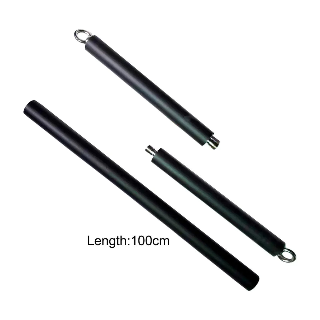 Bar Cable 100cm Sections Gym for 3 Machine Bar Workout Attachment Pull Back Arm Down Home