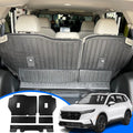 '-V Backrest Protector Mat Seat Backrest 2024 for Suv Rear Back 2023-2024 Honda Honda 2023 Accessory Protector -V fit Trunk Black