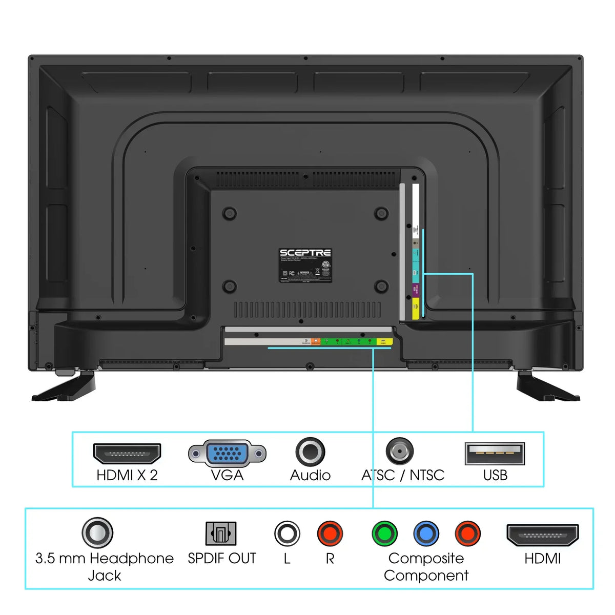 Class 1080P X325BV- Sceptre 32"