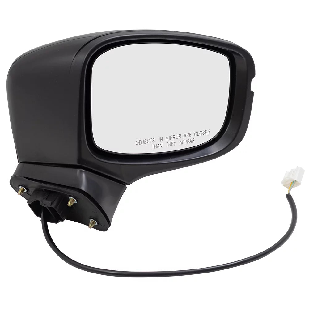 Without Passenger Aftermarket Replacement Power Brock View Assembly Textured Door Black Dimming-Side Camera Folding Mirror Manual Heat-Signal-Memory-Auto Right