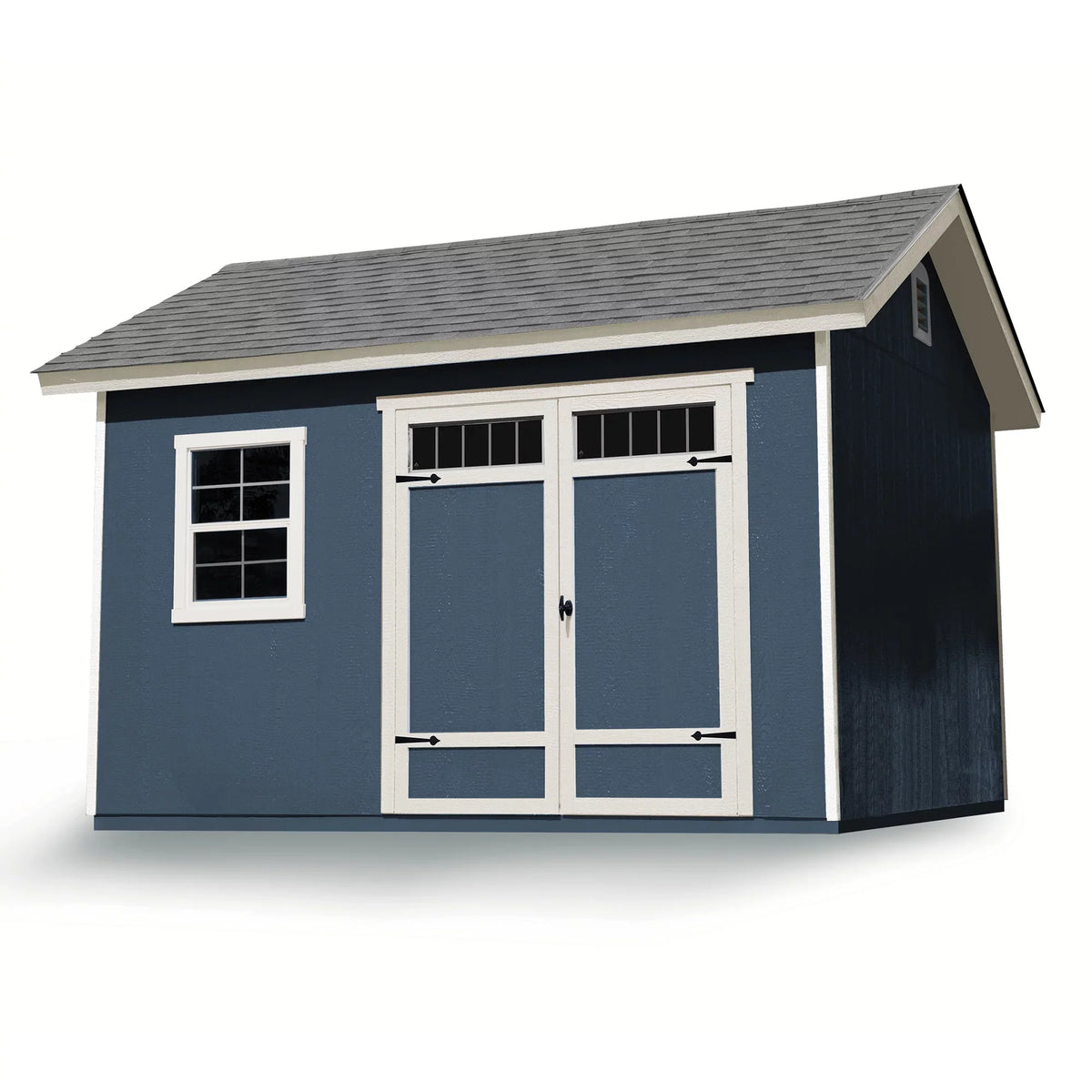 x ft. ft. Handy 10 Wood Shed Home Beachwood (with Floor) Products Storage 12