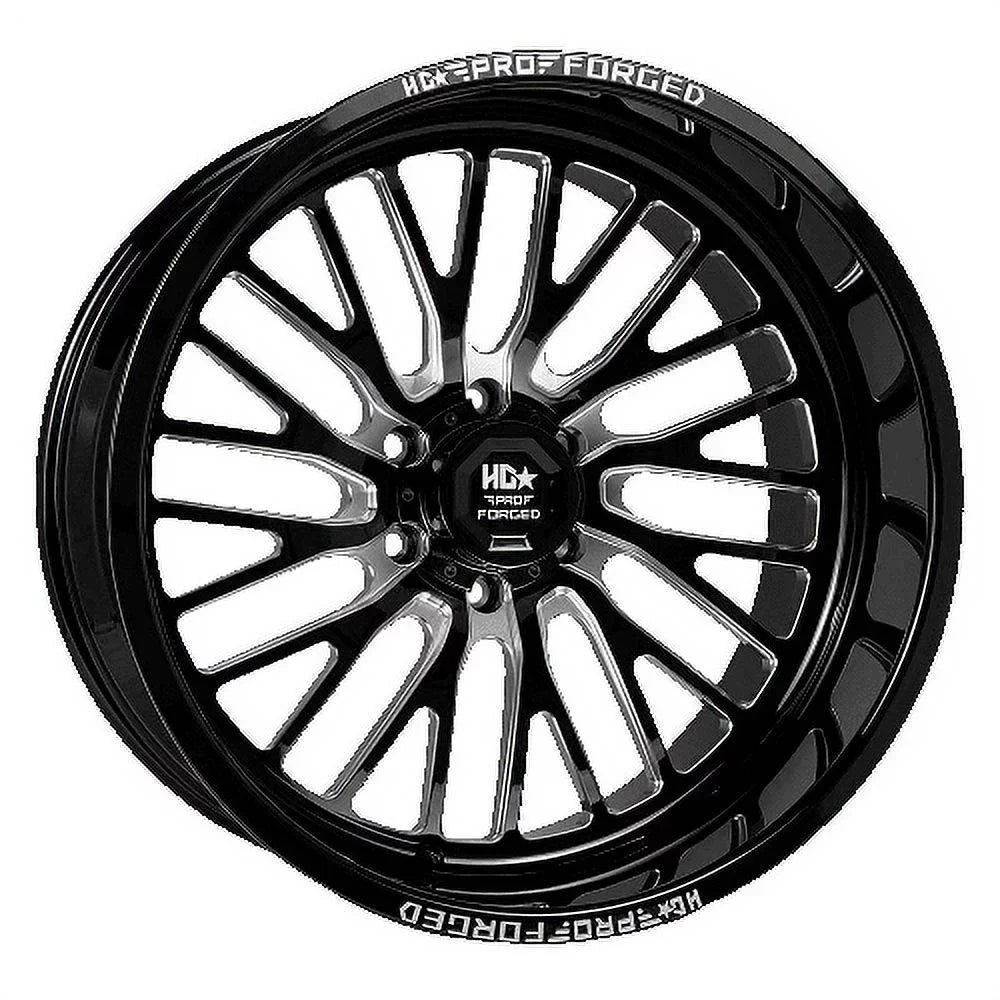 '-76ET Wheel 7 6X139.7 Black Gloss 106.1CB 24X14 Milled