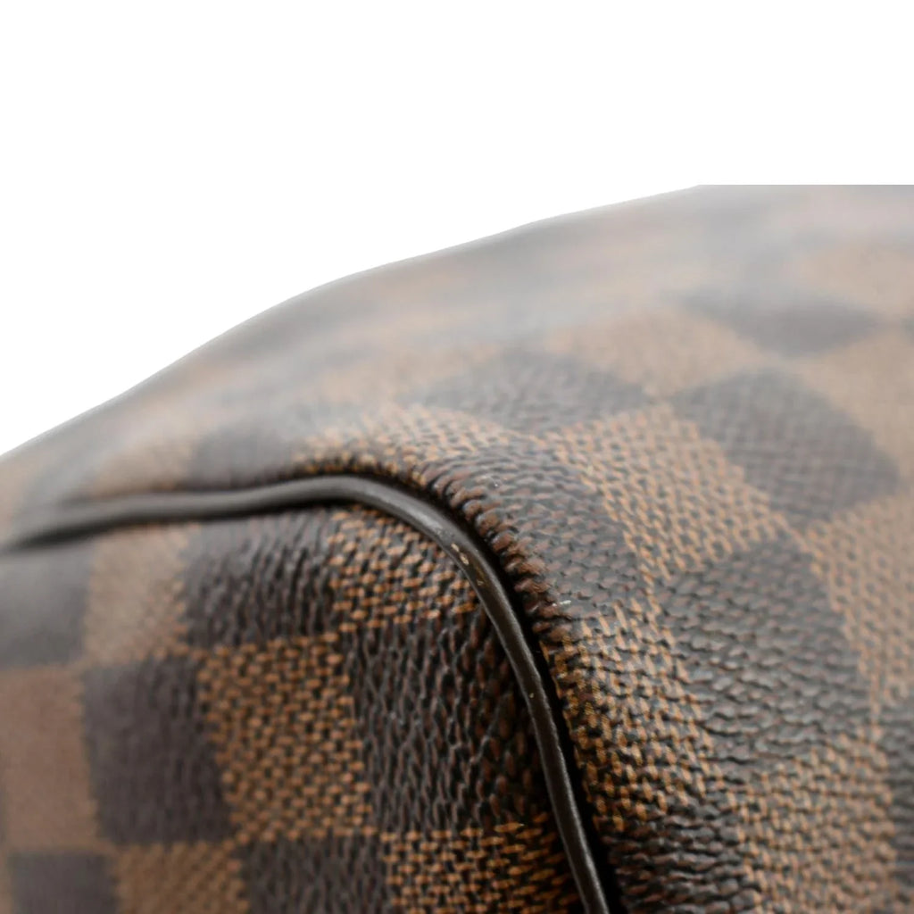 Brown Shoulder Pre-owned Bandouliere Damier Speedy Bag 30 Ebene
