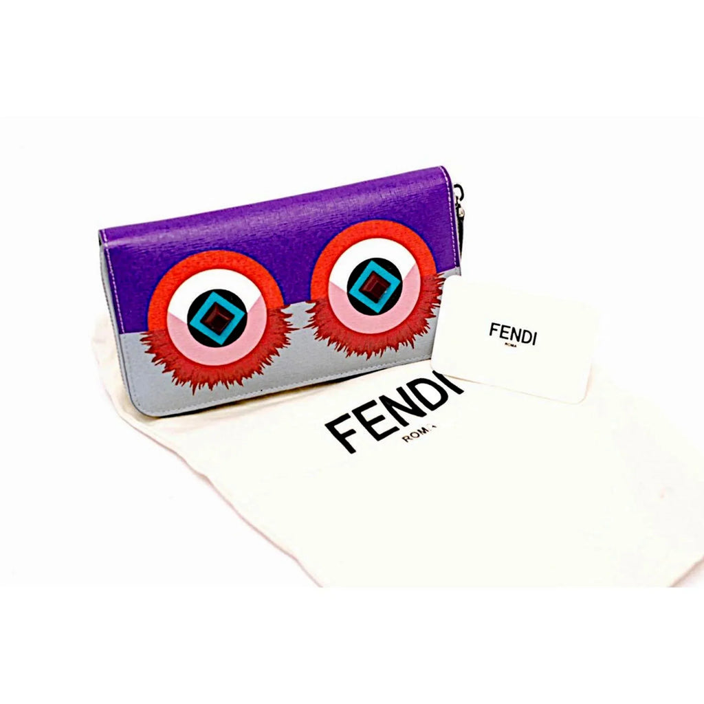 Beauty Calf Crayons Case Monster Powder Multi New 8M0341-88E Color Fendi