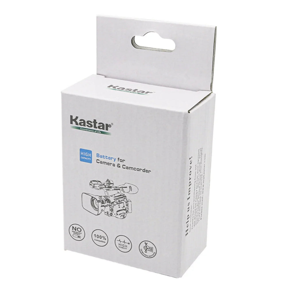 Battery VSK0698 AC130 AF105 HSC1U Charger, -VBG6 -VBG6-K Replacement for -A38, -AC7 VSK0631, Battery, Pro -VBG6 Kastar AC160 -VBG6GK 2-Pack Panasonic HMR10 Panasonic -E625 -VBG6PPK,