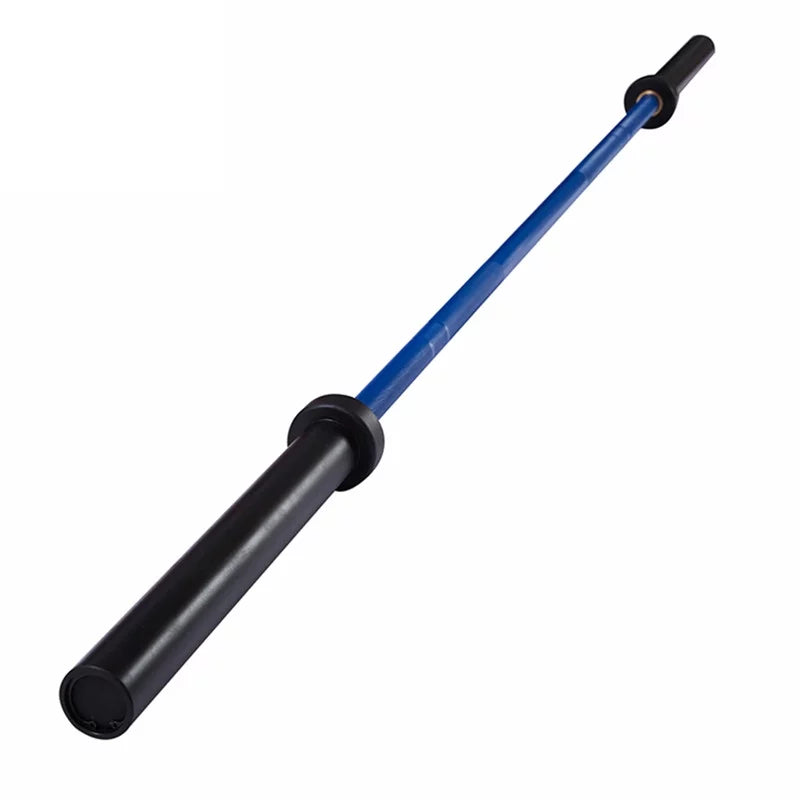 Lifting Solid Chrome Power Barbells Olympic Blue Barbell Bar Lifting Hard Chrome Weights