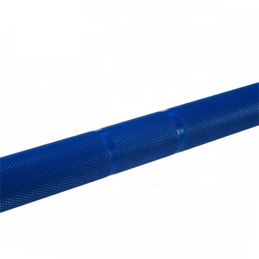 Lifting Solid Chrome Power Barbells Olympic Blue Barbell Bar Lifting Hard Chrome Weights
