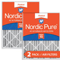 20x20x4 Pack 2 Pleated 5/8) (3 Pure 15 Air Filters Nordic