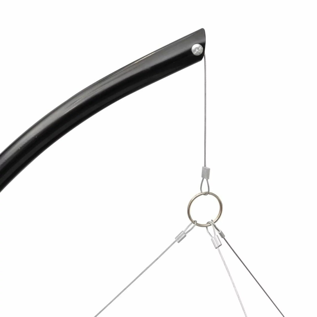 48.4 Party, Hiking, Hanging Cooking, Grilling, Picnic, Round Garden, x Stand Camping Stand x Grill Anself Barbecue for H) Charcoal Inches (Diameter with Plate Patio Steel 28.3 Smoking,