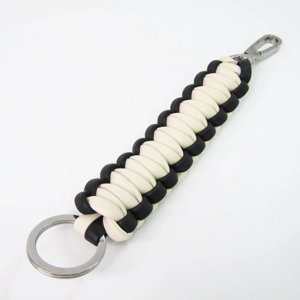Bottega Black,White Veneta (Good) Pre-Owned Men,Women Handle