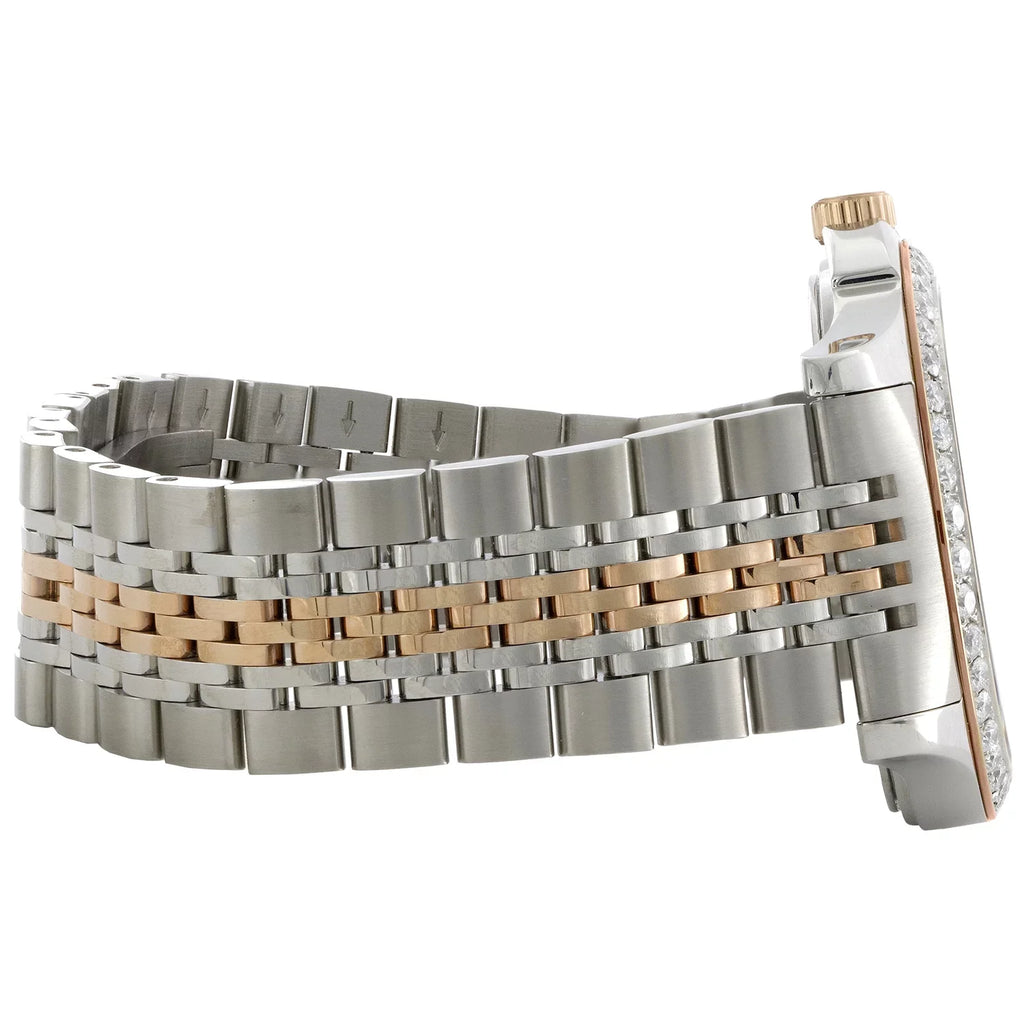 / Watch Diamond Tone Ya126410 Rose . 38mm G-Timeless Steel S. Gucci Two 2