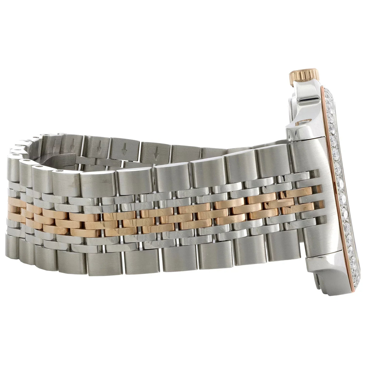 / Watch Diamond Tone Ya126410 Rose . 38mm G-Timeless Steel S. Gucci Two 2