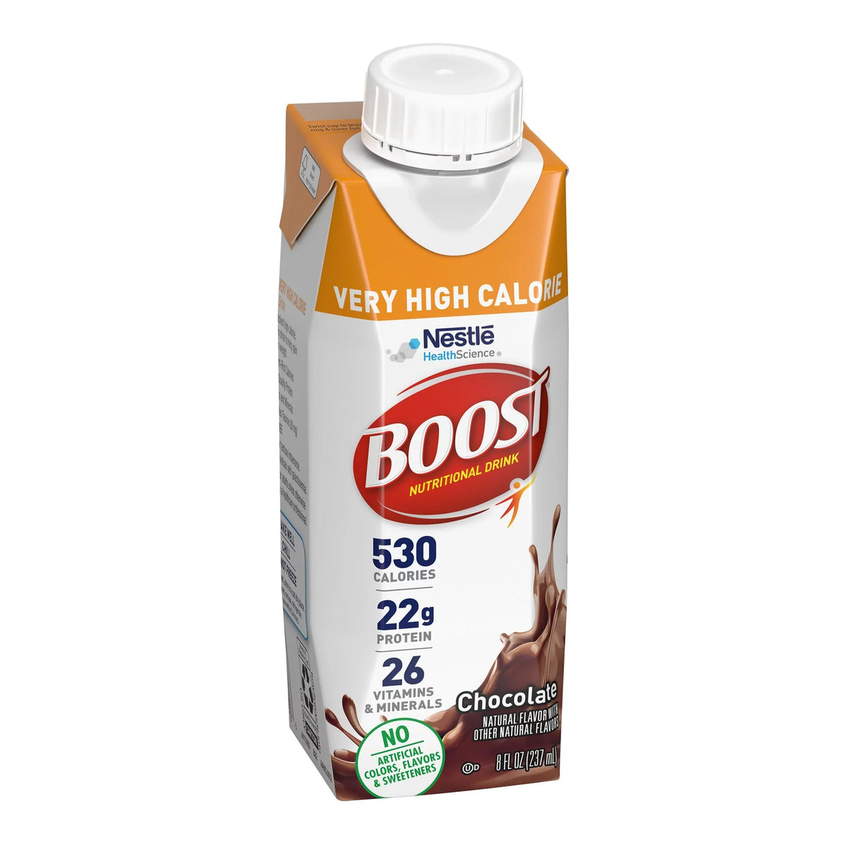 Very Chocolate 8 Calorie Complete Reclosable Nutritional Nestle Carton Ct Boost Drink High 24 oz