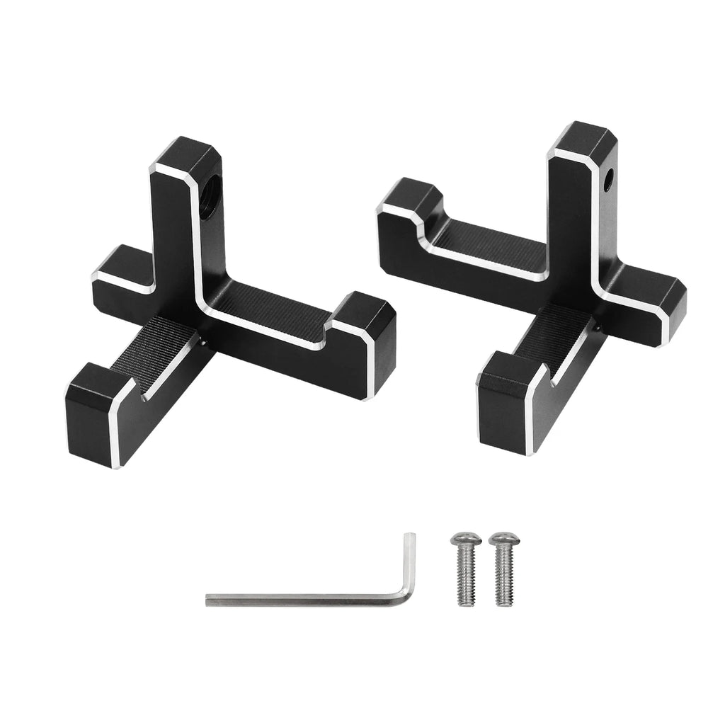 Organizer 4-Door Aluminum Trunk Interior Black J Shape) T+2pcs Bronco 2021-2023 Grocery Dcenta for (2pcs Bag Hooks Replacement 2-Door