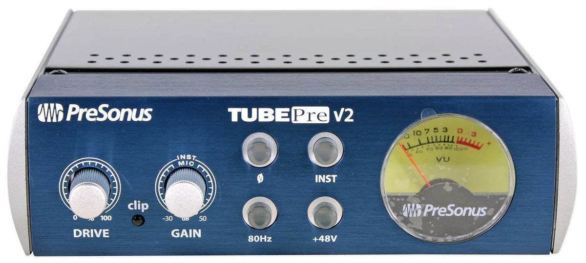 and Direct Box 6' V2 (2) Tube Cables TubePre Vacuum PreSonus Preamp/