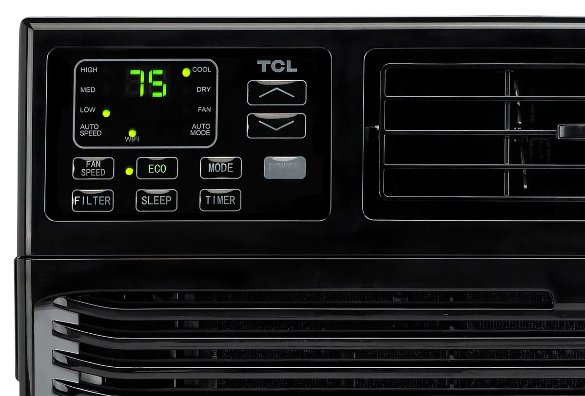 Wi-Fi, Home Remote, W10W91-B Conditioner Air Black, Window 115-Volt 10,000 with Smart