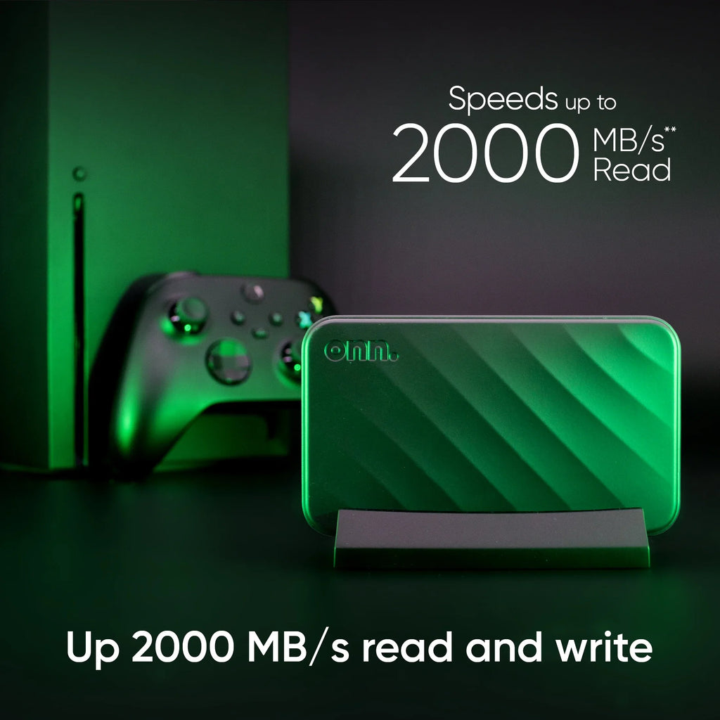 onn. 1TB Xbox with Gaming and Xbox One X|S Fits Portable Series