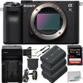 Extreme Sony Supplied Digital Seller SanDisk More FZ100 Memory Card, with Replacement Includes: Alpha Only, Bundle Accessory Essential & Camera Batteries Mirrorless Black) a7C 2x 64GB - (Body