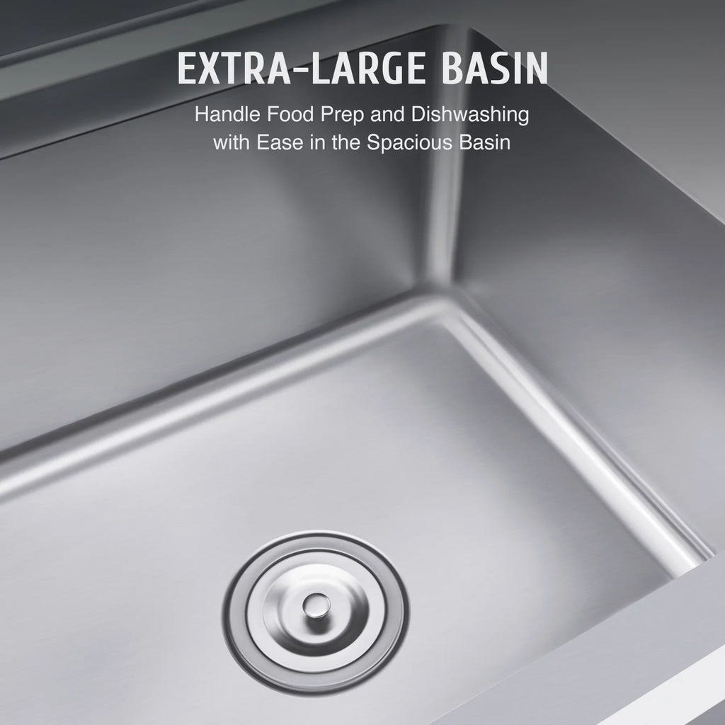 Commercial Strainer Wilprep for Steel Stainless Bar Kitchen Backsplash Utility Drainboard Sink w
