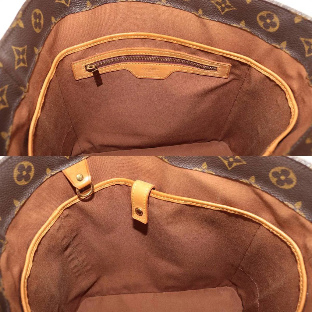 Monogram Women's Men's Bag Pre-Owned Vavan Tote Vuitton M51170 Louis Shoulder (Good)