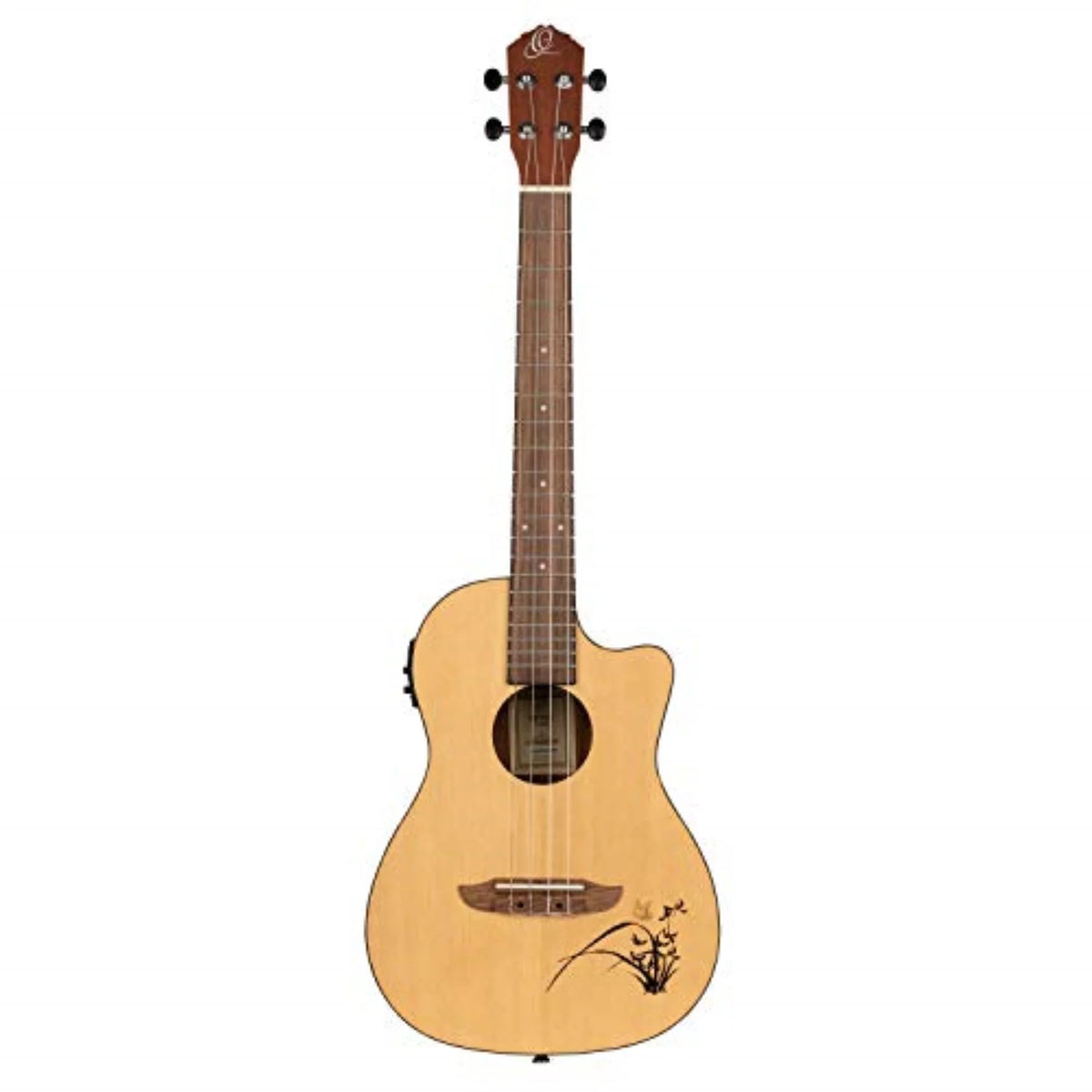 Series Bass Bonfire Ukulele Acoustic Ortega Electric