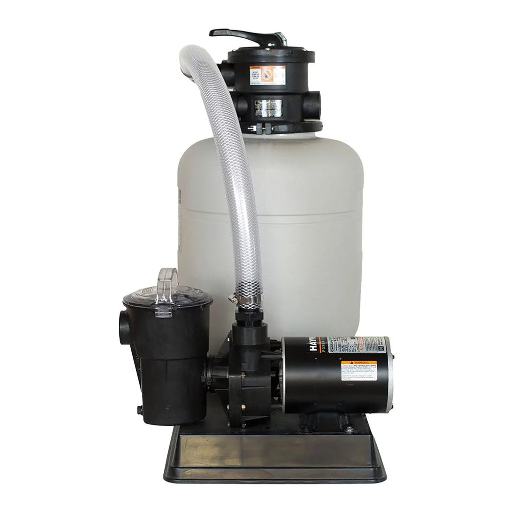 Pump 1HP Pro Ground Above Pool System Series W3S166T1580S Sand Filter Hayward