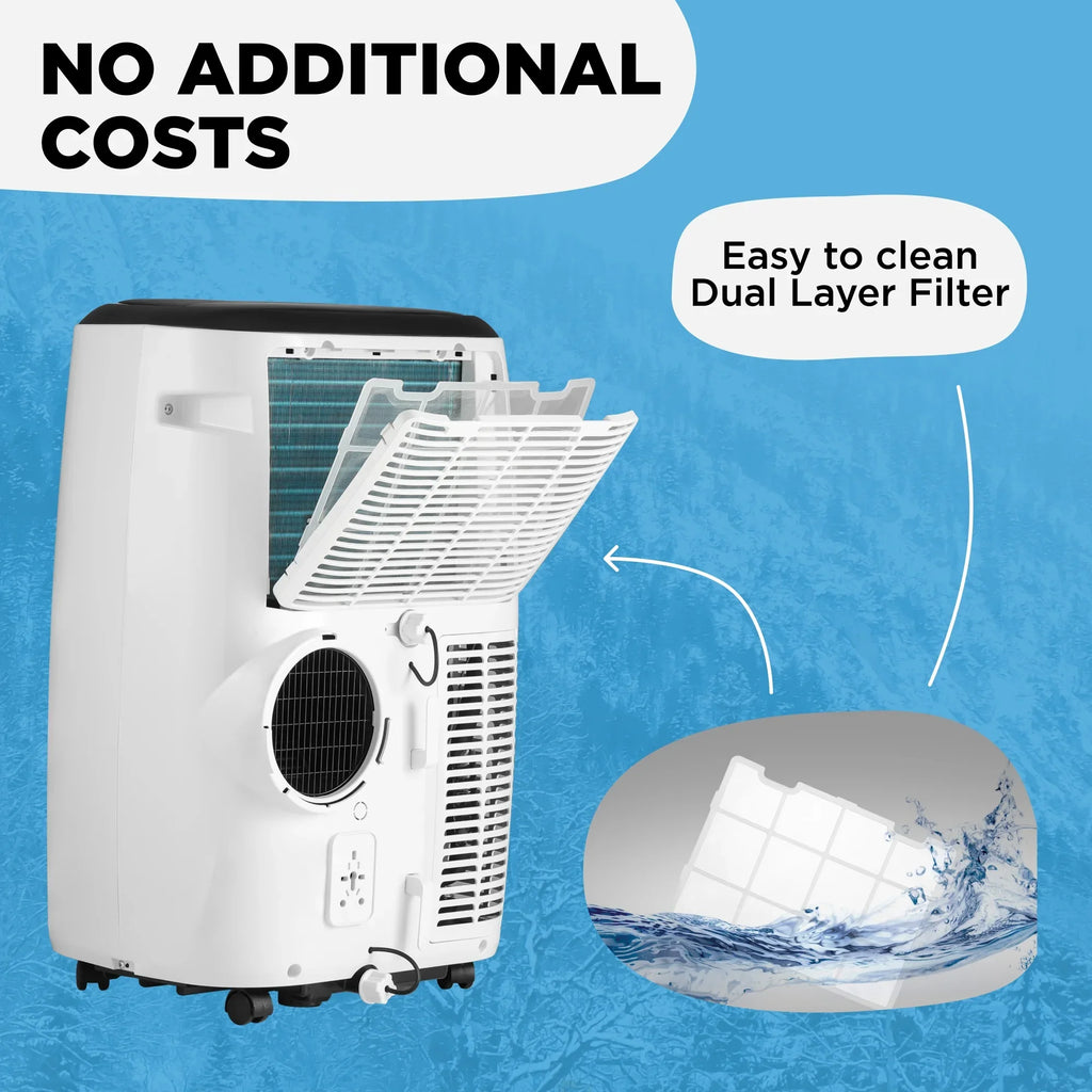 ), Portable Window Airo Conditioner with 8000 Standing Kit (12000 Comfort Air Unit