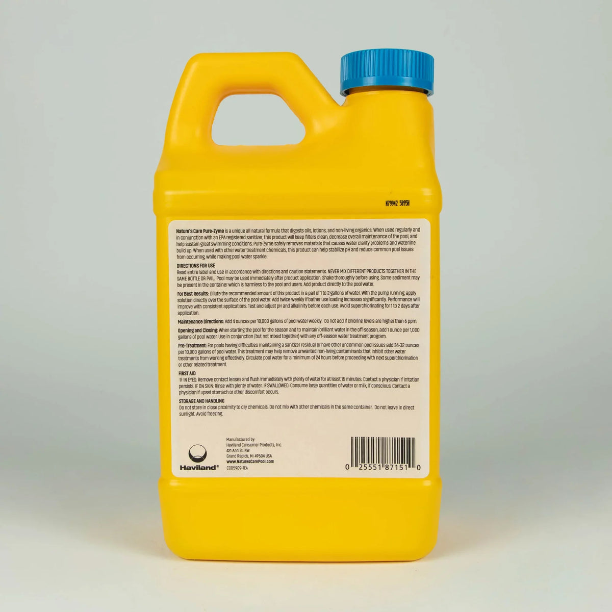 Care Swimming Oz. Pools Pool Central 64 Clarifier Nature's Pure Zyme for