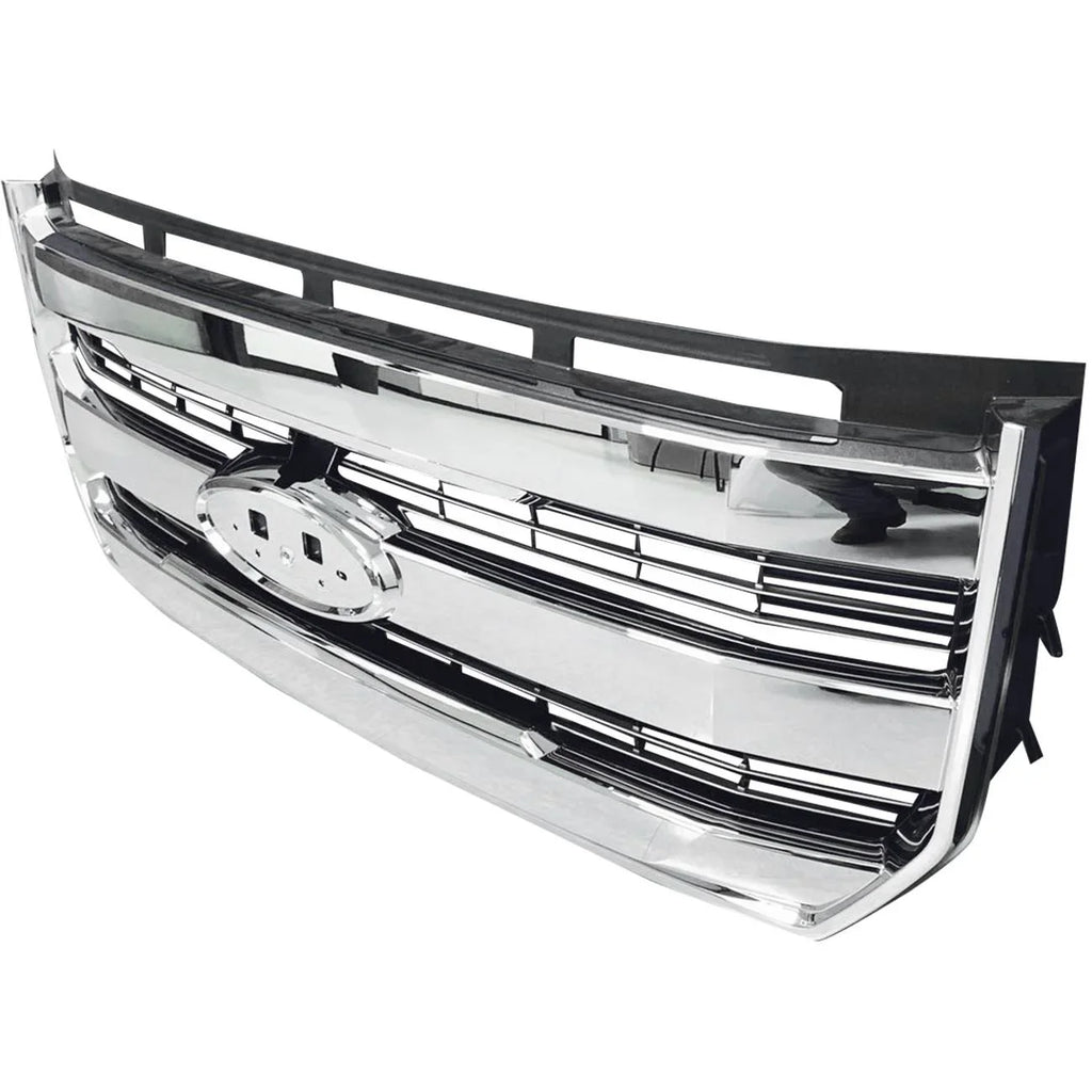 Front camera W/o Bumper Chrome F-150 For Grille FL348200PBS 15-17 Radiator
