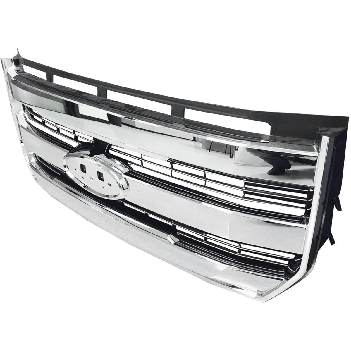 Front camera W/o Bumper Chrome F-150 For Grille FL348200PBS 15-17 Radiator