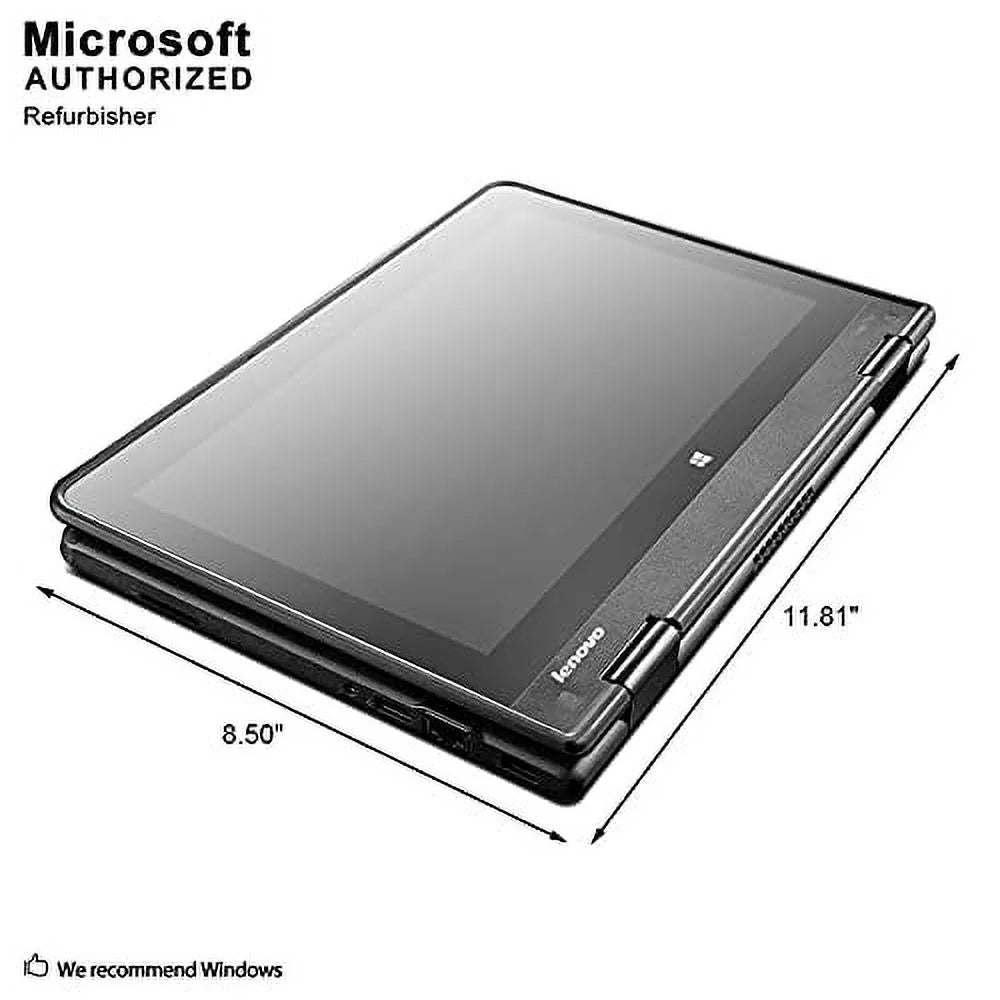 Webcam, , Convertible 11.6inch Intel , Touchscreen , Core Pre-Owned 128GB Yoga Ultrabook Laptop 10 Solid Drive, Bluetooth, , (Fair) Thinkpad DDR3 Processor, 4GB State Lenovo Windows 11e Quad
