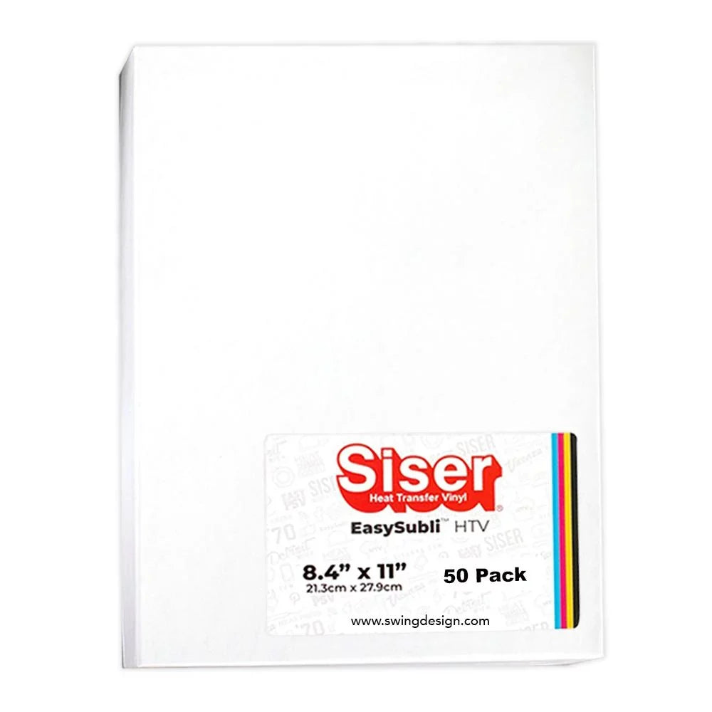 Pack Heat 8.4" EasySubli x Vinyl Siser 11" Transfer - Sublimation 50