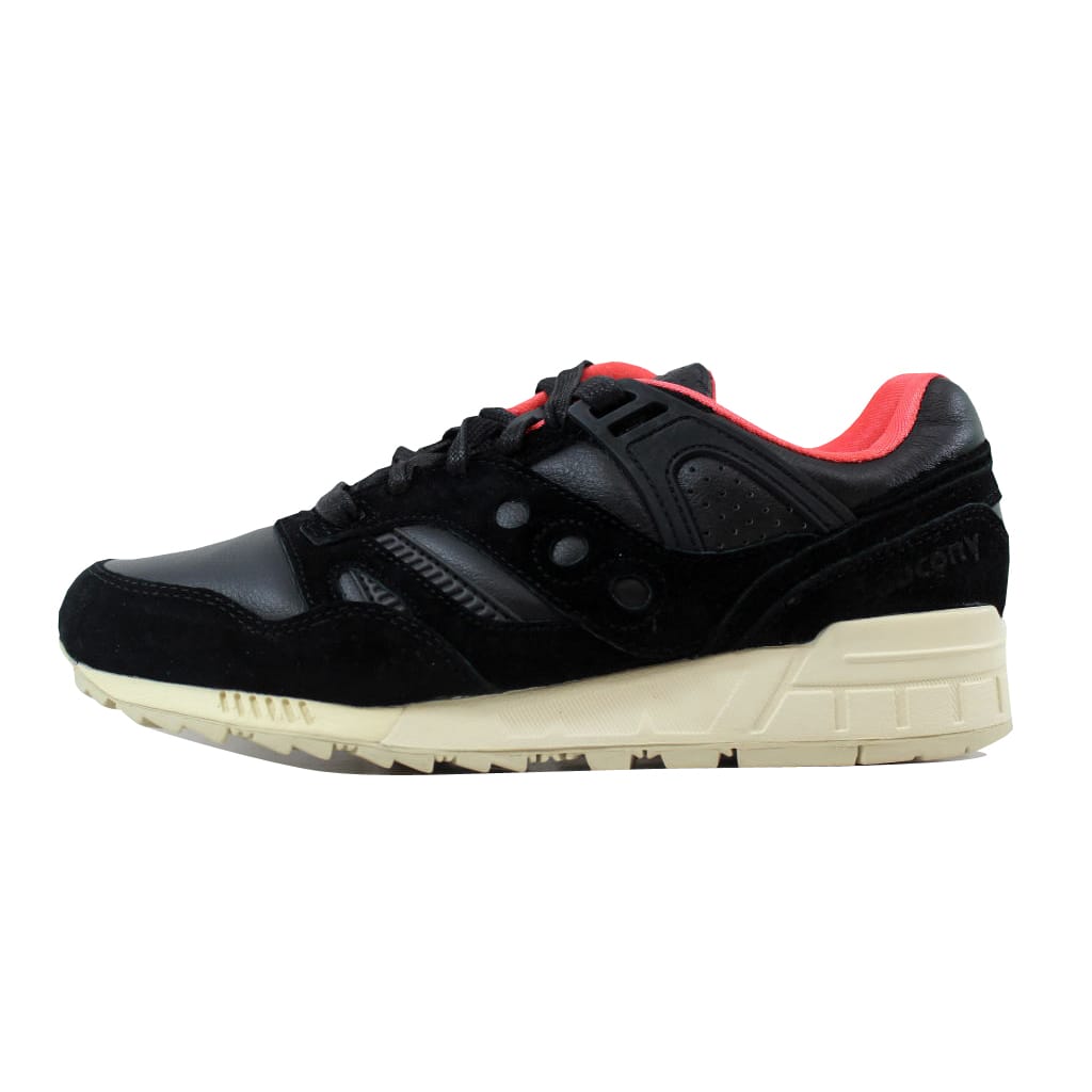 S70263-3 Black Saucony Grid Gardens Boston Public Mens