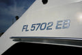 Chrome/ Numbers Pcs) (16 Jetski - & Font Series Domed/Raised Vessel Plain Registration Style Decal