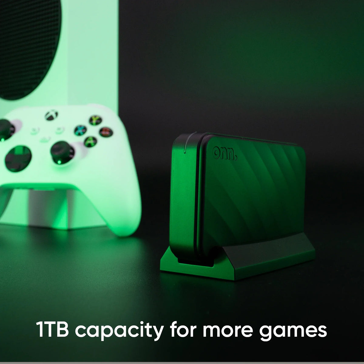 onn. 1TB Xbox with Gaming and Xbox One X|S Fits Portable Series