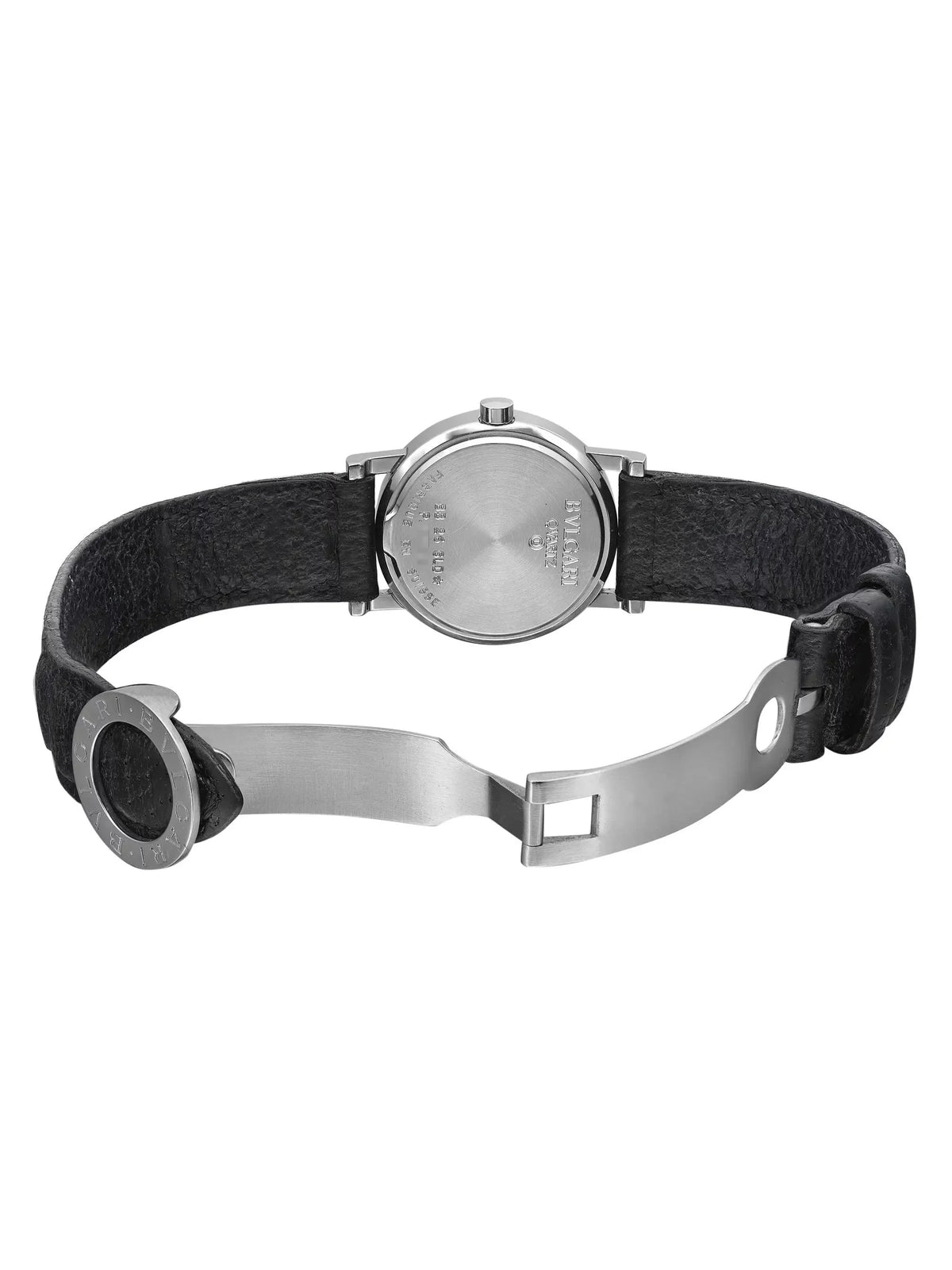 Ladies Bvlgari Watch 26mm Dial 26 Quartz Bvlgari Steel Black