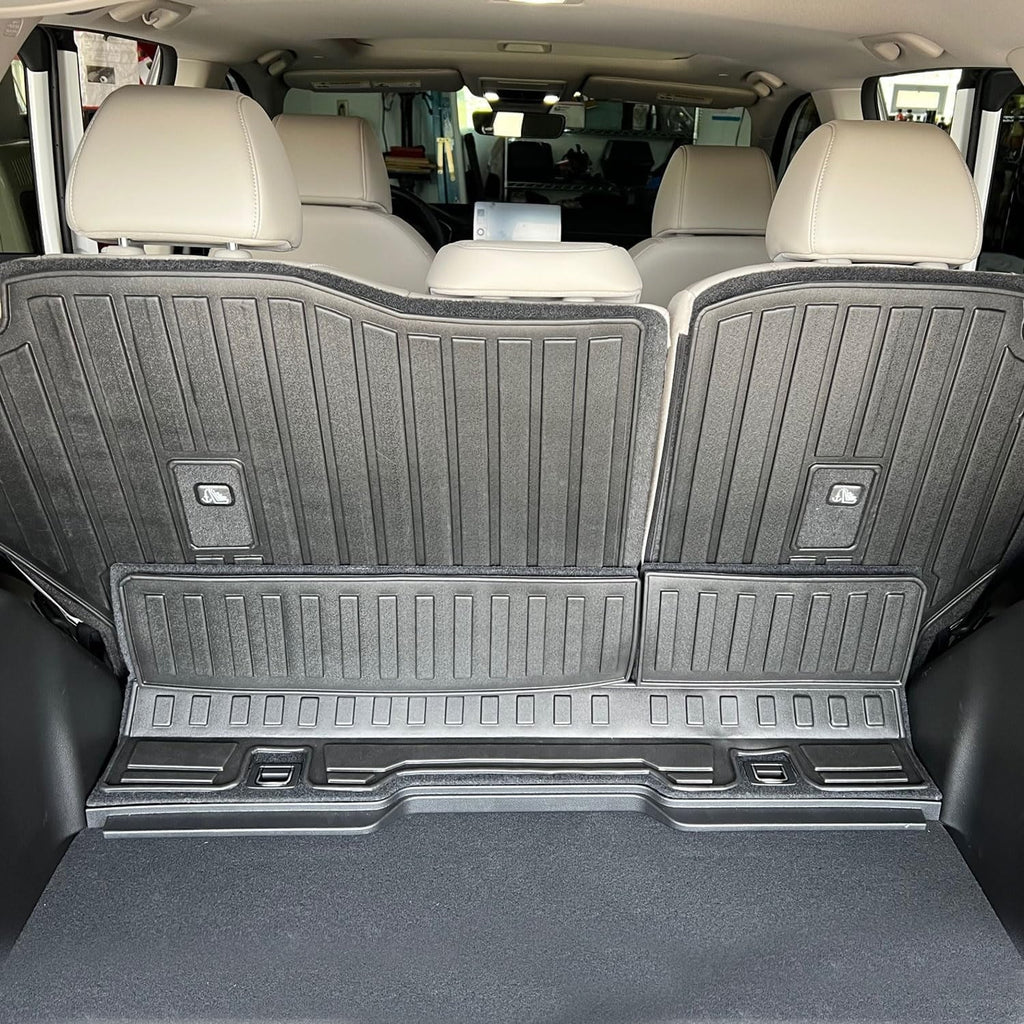 '-V Backrest Protector Mat Seat Backrest 2024 for Suv Rear Back 2023-2024 Honda Honda 2023 Accessory Protector -V fit Trunk Black