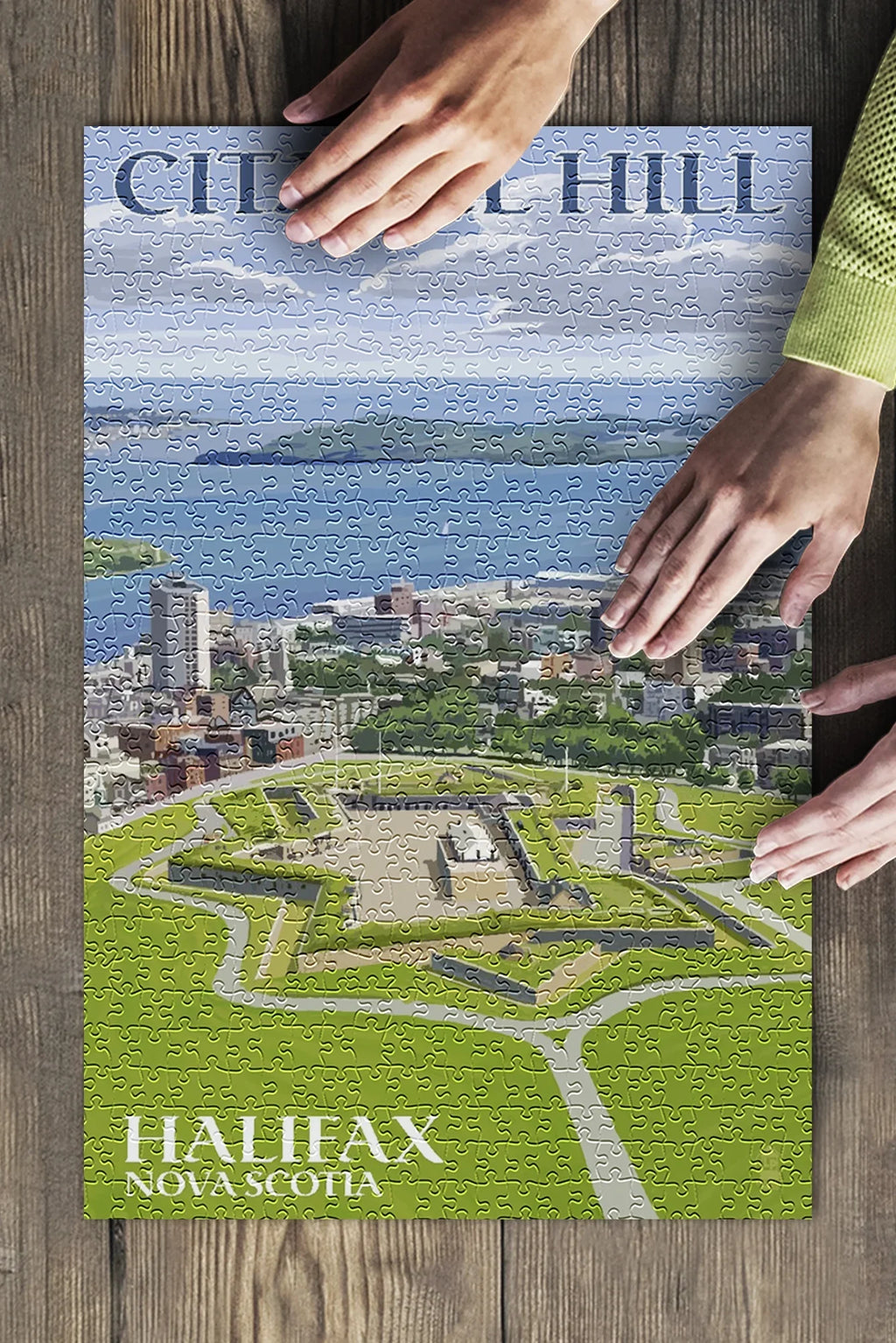 Made Piece ) Puzzle Nova inches, Scotia, and for 500 in Jigsaw (19x27 Premium Adults Halifax, Family, Citadel Hill