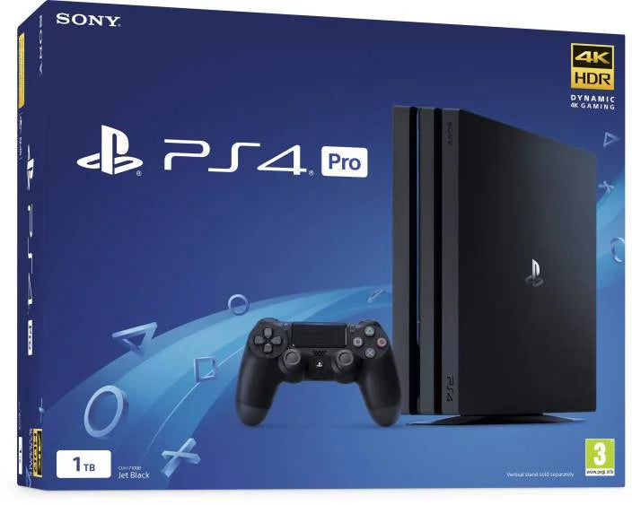 1TB Headset Like With Cleaning Black, Gaming Console PlayStation Kit New 4 Sony
