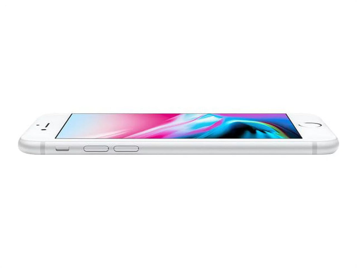 Plus - 8 Silver Unlocked Restored iPhone (Refurbished) Apple 256GB,