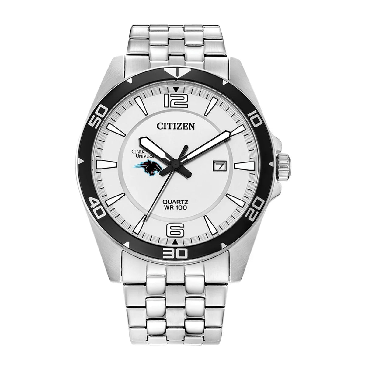 Steel Panthers Watch Clark University Men's Atlanta Quartz Stainless