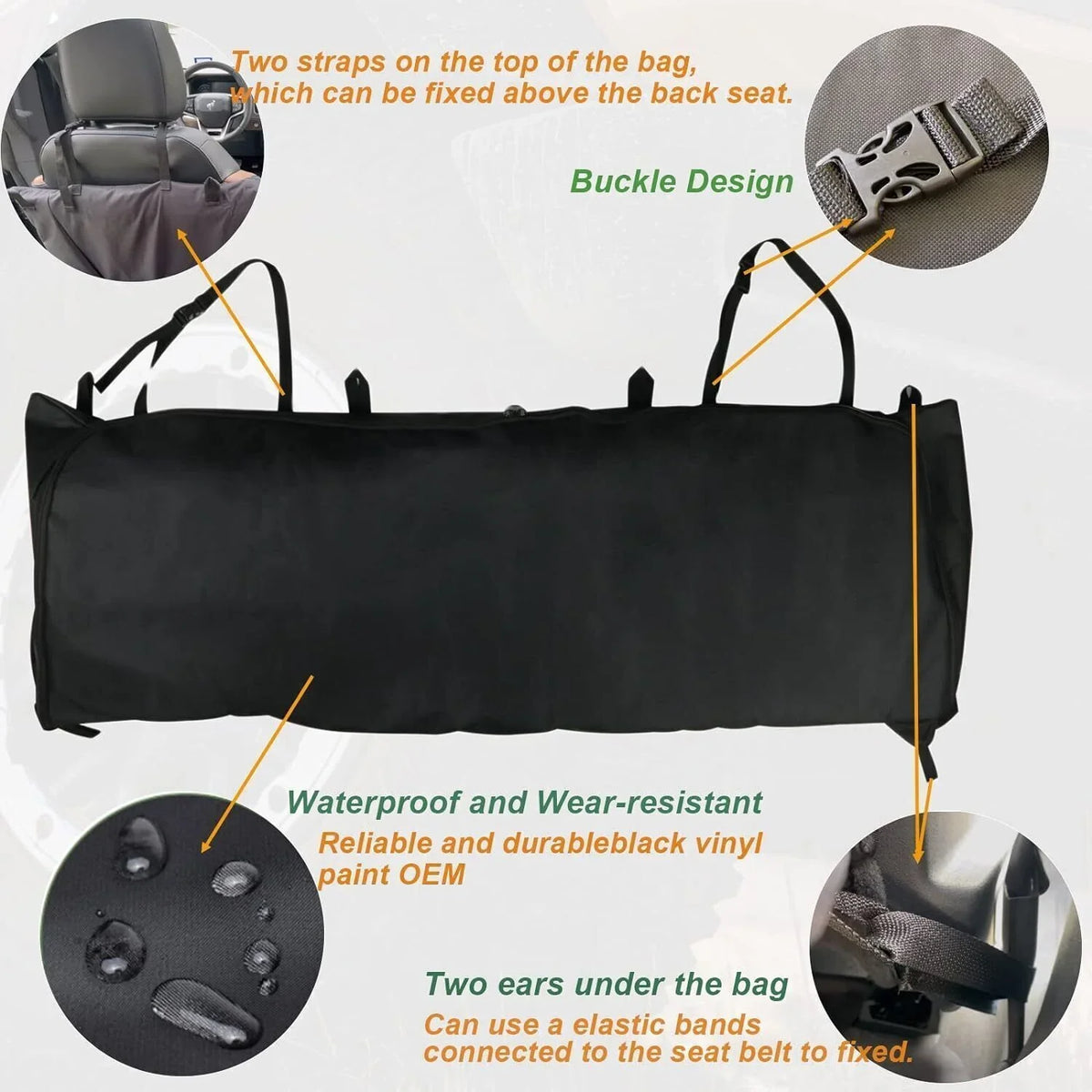 Accessories Storage Ford 4Door Bronco Bag Top Panel Window For Soft Organizer