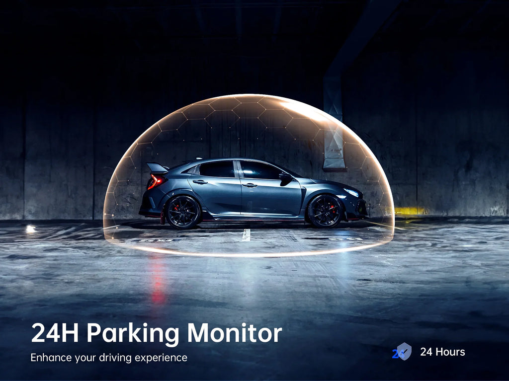 with Monitor Cars&Trucks, Mirror Camera Mode, Parking 32GB 24H include Cam, and 10" Vision, Driving Free Pelsee Rear View Voice for Card Dash w/ Assistant 2.5K Control, Smart Mirror Night