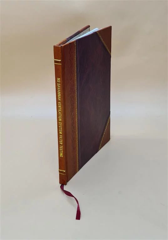 [Leather report by testing Bound] 1963 Savannah Grossman, / filter : W.G. Thomson. R.E. system status ventilation