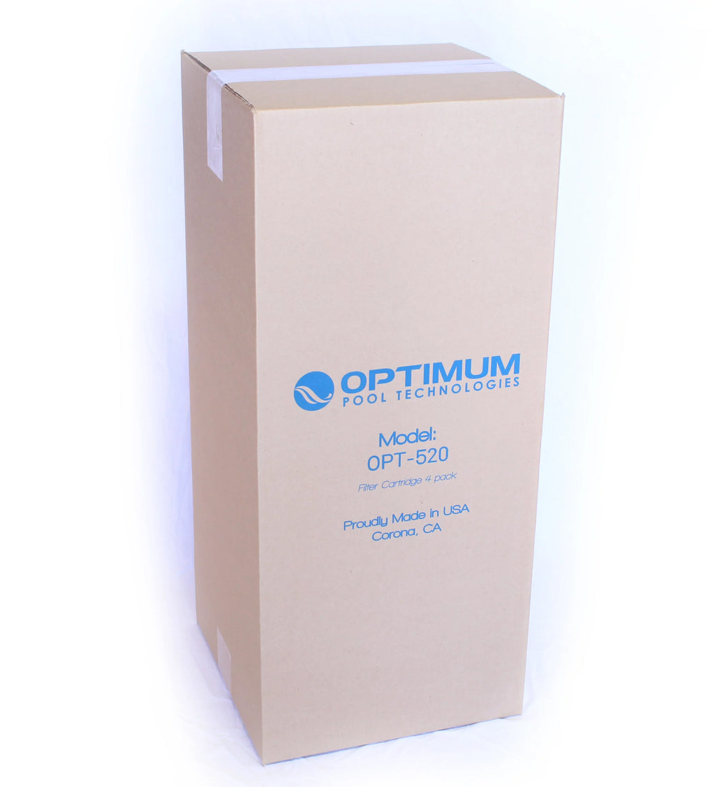 520; Clear & Replacement .. Clean - 4 Filter Cartridge Made 125/130 Element Pentair for Pool Plus in Pack