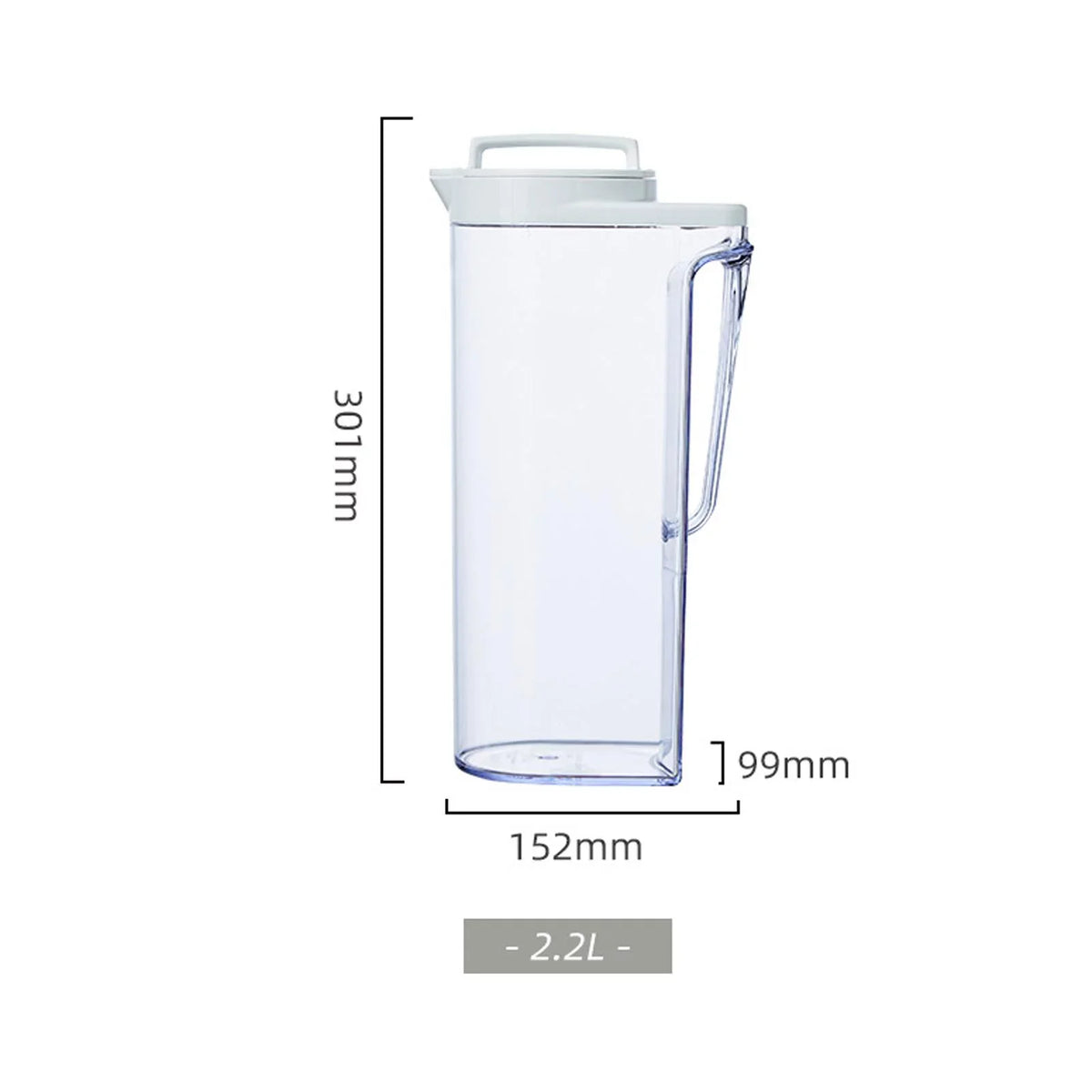 2200ML Screw Pitcher Lemonade Heat Beverage Cold Kettle & Moisture Defensive Lid Dispenser